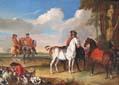 unknow artist Horses and Hunter china oil painting image